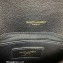 Saint Laurent college medium chain bag in quilted leather 600279/487213 Black/Gold