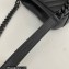 Saint Laurent college medium chain bag in quilted leather 600279/487213 So Black