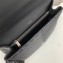 Saint Laurent college large chain bag in quilted leather 600278/487212 Black/Silver