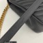 Saint Laurent college large chain bag in quilted leather 600278/487212 Black/Gold