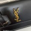 Saint Laurent sunset medium chain bag in smooth leather 442906 Black/Gold
