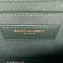 Saint Laurent sunset medium chain bag in smooth leather 442906 Dark Green/Gold