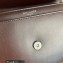 Saint Laurent sunset medium chain bag in smooth leather 442906 Burgundy/Silver