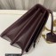 Saint Laurent sunset medium chain bag in smooth leather 442906 Burgundy/Gold