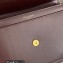 Saint Laurent sunset medium chain bag in smooth leather 442906 Burgundy/Gold