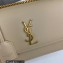 Saint Laurent sunset medium chain bag in smooth leather 442906 Apricot/Gold