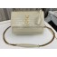 Saint Laurent sunset medium chain bag in crocodile-embossed shiny leather 442906 Vintage/Gold