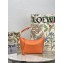 Loewe Small Cubi bag in nappa calfskin Orange 2023