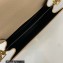 Saint Laurent cassandra mini top handle bag in grain de poudre embossed leather 623930 Apricot