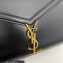 Saint Laurent cassandra mini top handle bag in smooth leather 623930 Black