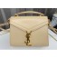 Saint Laurent cassandra mini top handle bag in smooth leather 623930 Apricot