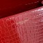 Saint Laurent cassandra mini top handle bag in crocodile-embossed shiny leather 623930 Red