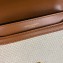 Saint Laurent solferino small satchel bag in canvas and smooth leather 634306 Brown