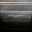 Saint Laurent solferino small satchel bag in canvas and smooth leather 634306 Brown