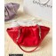 Givenchy Mini Kenny Neo bag in leather Red 2023