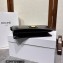 Celine Trapeze Triomphe Bag In Shiny Calfskin Black 2023