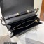 Celine Trapeze Triomphe Bag In Shiny Calfskin Black 2023