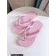 Versace Greca rubber Flat Thong Sandals Pink 2023