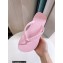 Versace Greca rubber Flat Thong Sandals Pink 2023