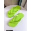 Versace Greca rubber Flat Thong Sandals Fluo Green 2023