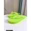 Versace Greca rubber Flat Thong Sandals Fluo Green 2023