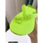 Versace Greca rubber Flat Thong Sandals Fluo Green 2023