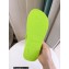 Versace Greca rubber Flat Thong Sandals Fluo Green 2023