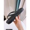 Versace Greca rubber Flat Thong Sandals Black 2023