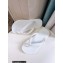 Versace Greca rubber Flat Thong Sandals White 2023