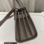 Saint Laurent Sac De Jour Nano Bag in grained leather 392035 Gray