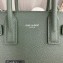 Saint Laurent Sac De Jour Nano Bag in grained leather 392035 Green