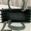 Saint Laurent Sac De Jour Nano Bag in grained leather 392035 Green