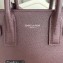 Saint Laurent Sac De Jour Nano Bag in grained leather 392035 Burgundy
