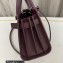 Saint Laurent Sac De Jour Nano Bag in grained leather 392035 Burgundy
