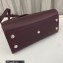 Saint Laurent Sac De Jour Nano Bag in grained leather 392035 Burgundy