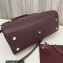 Saint Laurent Sac De Jour Baby Bag in grained leather 421863 Burgundy