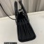Saint Laurent Sac De Jour Nano Bag in embossed crocodile shiny leather 392035 Black