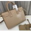 Saint Laurent Sac De Jour Baby Bag in embossed crocodile shiny leather 421863 Apricot