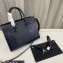 Saint Laurent Sac De Jour Baby Bag in embossed crocodile shiny leather 421863 Blue
