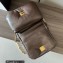 Loewe Puffer Goya bag in shiny nappa lambskin Coffee 2023