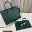 Saint Laurent Sac De Jour Baby Bag in smooth leather 421863 Green