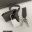 Saint Laurent Sac De Jour Nano Bag in grain de poudre embossed leather 392035 Gray