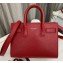 Saint Laurent Sac De Jour Nano Bag in grain de poudre embossed leather 392035 Red