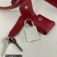 Saint Laurent Sac De Jour Nano Bag in grain de poudre embossed leather 392035 Red