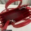 Saint Laurent Sac De Jour Nano Bag in grain de poudre embossed leather 392035 Red