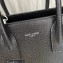 Saint Laurent Sac De Jour Baby Bag in grain de poudre embossed leather 421863 Black/Silver