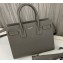 Saint Laurent Sac De Jour Baby Bag in grain de poudre embossed leather 421863 Gray