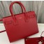Saint Laurent Sac De Jour Baby Bag in grain de poudre embossed leather 421863 Red