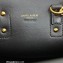 Saint Laurent Sac De Jour Nano Bag in grain de poudre embossed leather 392035 Black/Gold