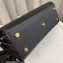Saint Laurent Sac De Jour Baby Bag in grain de poudre embossed leather 421863 Black/Gold